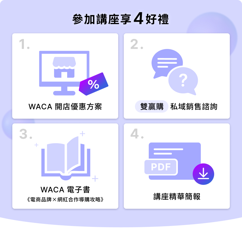 WACA電子書《電商品牌＋網紅合作導購攻略》