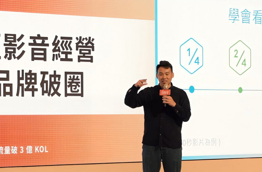 嶼嶼行銷創辦人林弘毅分享短影音多平台佈局心法